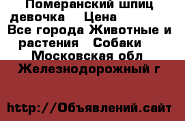 Померанский шпиц девочка  › Цена ­ 50 000 - Все города Животные и растения » Собаки   . Московская обл.,Железнодорожный г.